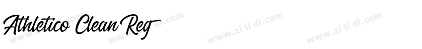 Athletico Clean Reg字体转换 Athletico Clean Reg字体转换